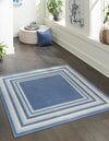 Lagoon Oasis Collection Area Rug -  Harbor Square Blue  lifestyle 47