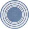 Lagoon Oasis Collection Area Rug -  Harbor Round Blue  lifestyle 32