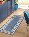 Lagoon Oasis Collection Area Rug -  Harbor Runner Blue  lifestyle 41