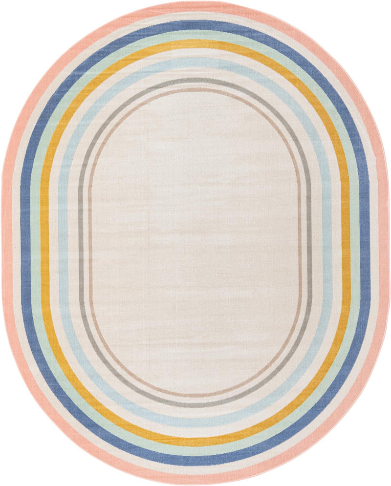 Lagoon Oasis Collection Area Rug -  Harbor Oval Multi  lifestyle 35