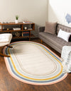 Lagoon Oasis Collection Area Rug -  Harbor Oval Multi  lifestyle 42