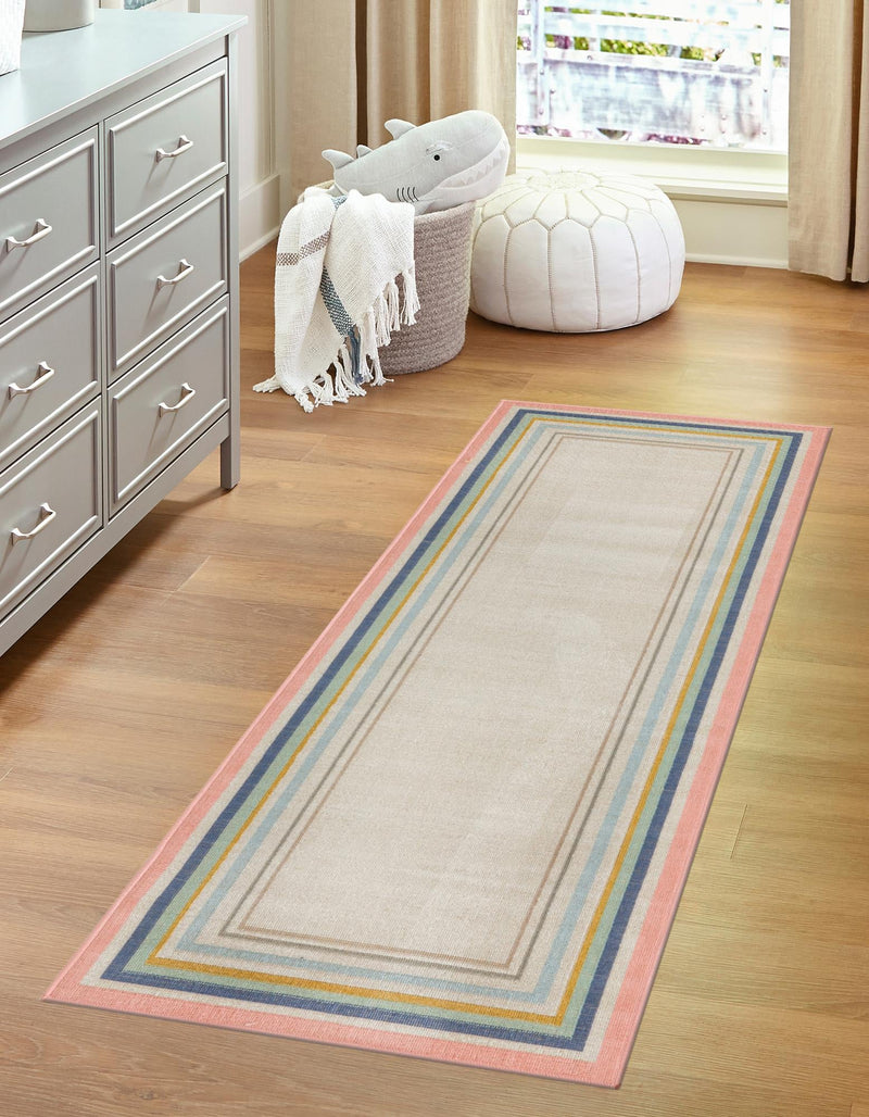 Lagoon Oasis Collection Area Rug -  Harbor Runner Multi  lifestyle 45