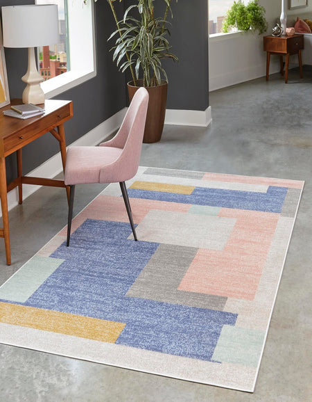 Lagoon Oasis Collection Area Rug -  Driftwood