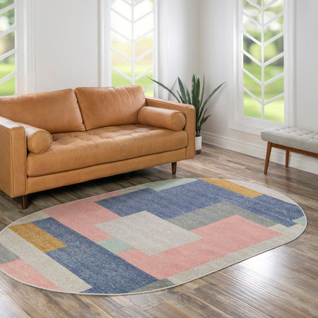 Lagoon Oasis Collection Area Rug -  Driftwood