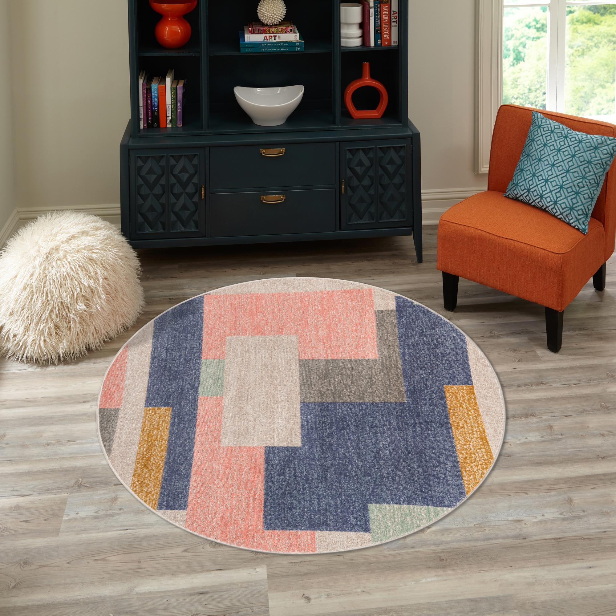 Lagoon Oasis Collection Area Rug -  Driftwood