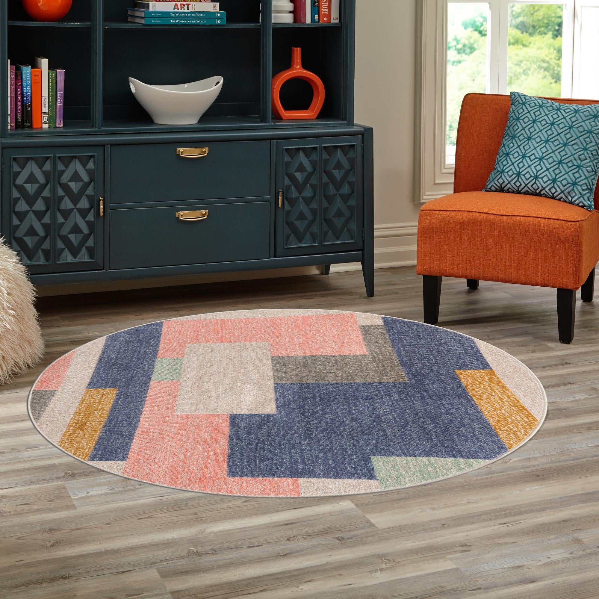 Lagoon Oasis Collection Area Rug -  Driftwood