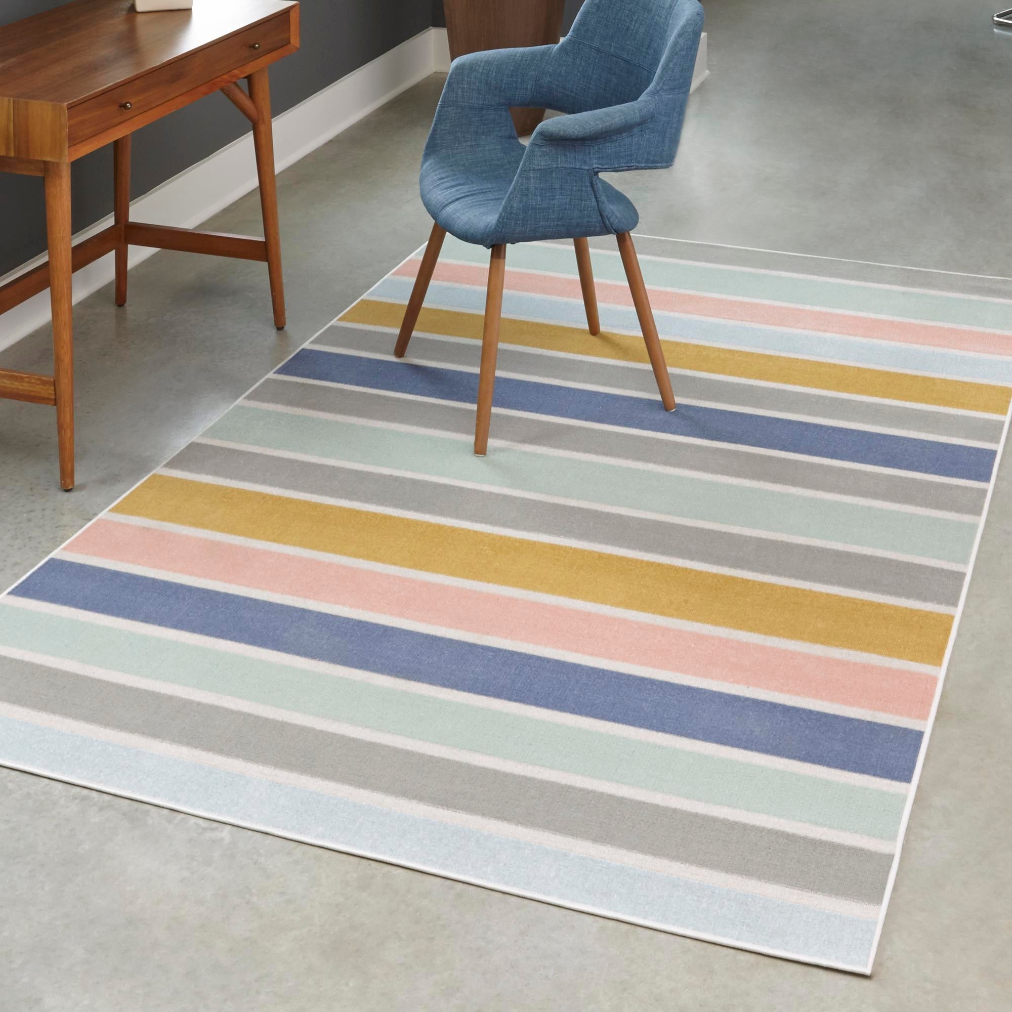 Lagoon Oasis Collection Area Rug -  Pelagic