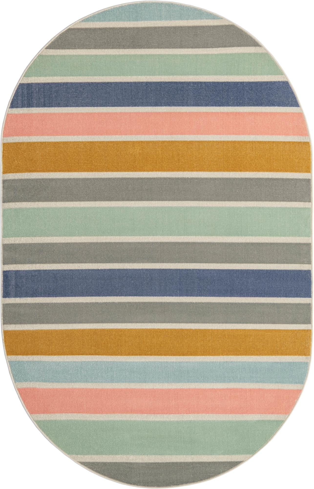 Lagoon Oasis Collection Area Rug -  Pelagic