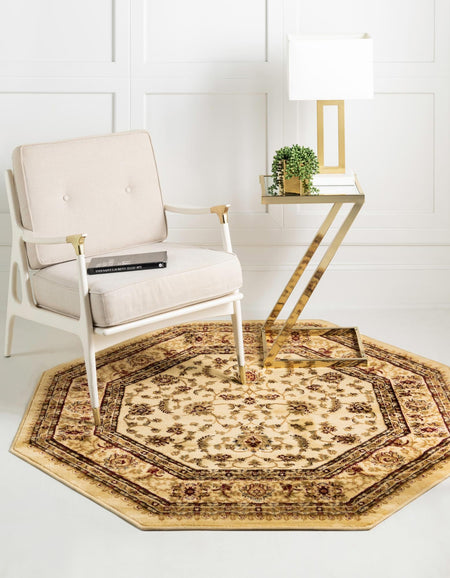 Jaipur Elegance Collection Area Rug -  Nahargarh (Cream)