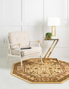 Jaipur Elegance Collection Area Rug -  Nahargarh (Cream) Octagon Cream  lifestyle 30