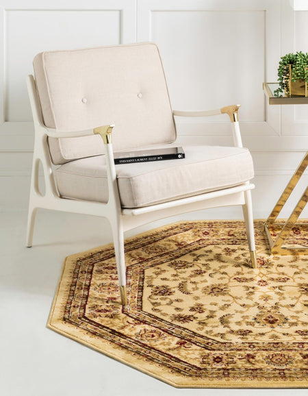 Jaipur Elegance Collection Area Rug -  Nahargarh (Cream)