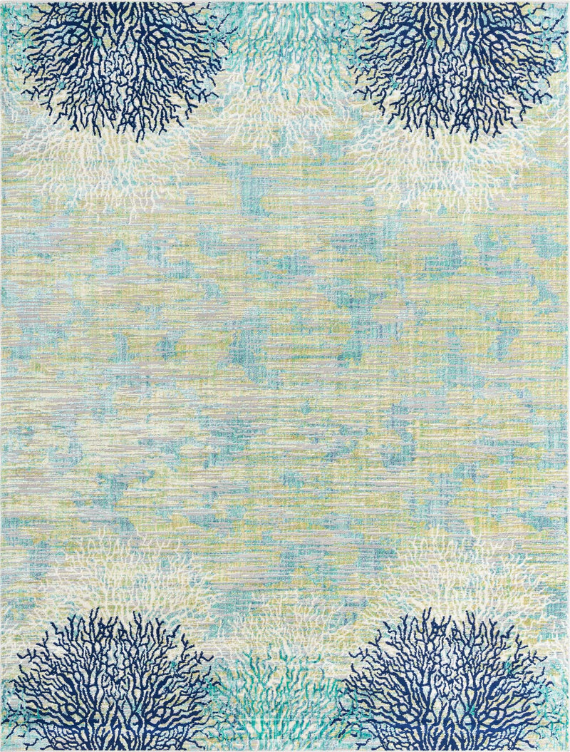 Atlantis Oasis Collection Area Rug -  Seabreeze Rectangle Blue Main