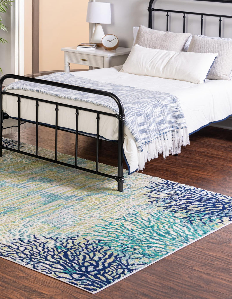 Atlantis Oasis Collection Area Rug -  Seabreeze Rectangle Blue  lifestyle 3