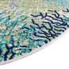 Atlantis Oasis Collection Area Rug -  Seabreeze Round Blue  lifestyle 19