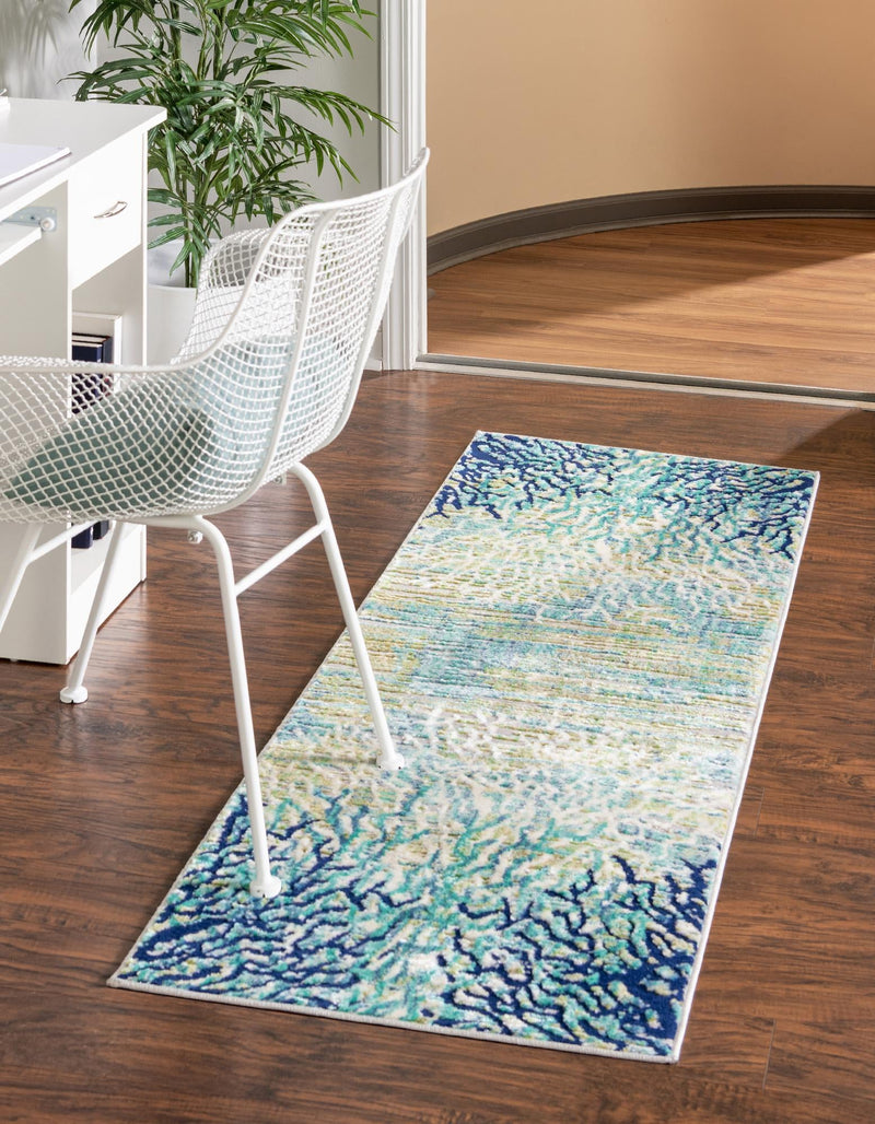 Atlantis Oasis Collection Area Rug -  Seabreeze Runner Blue  lifestyle 12