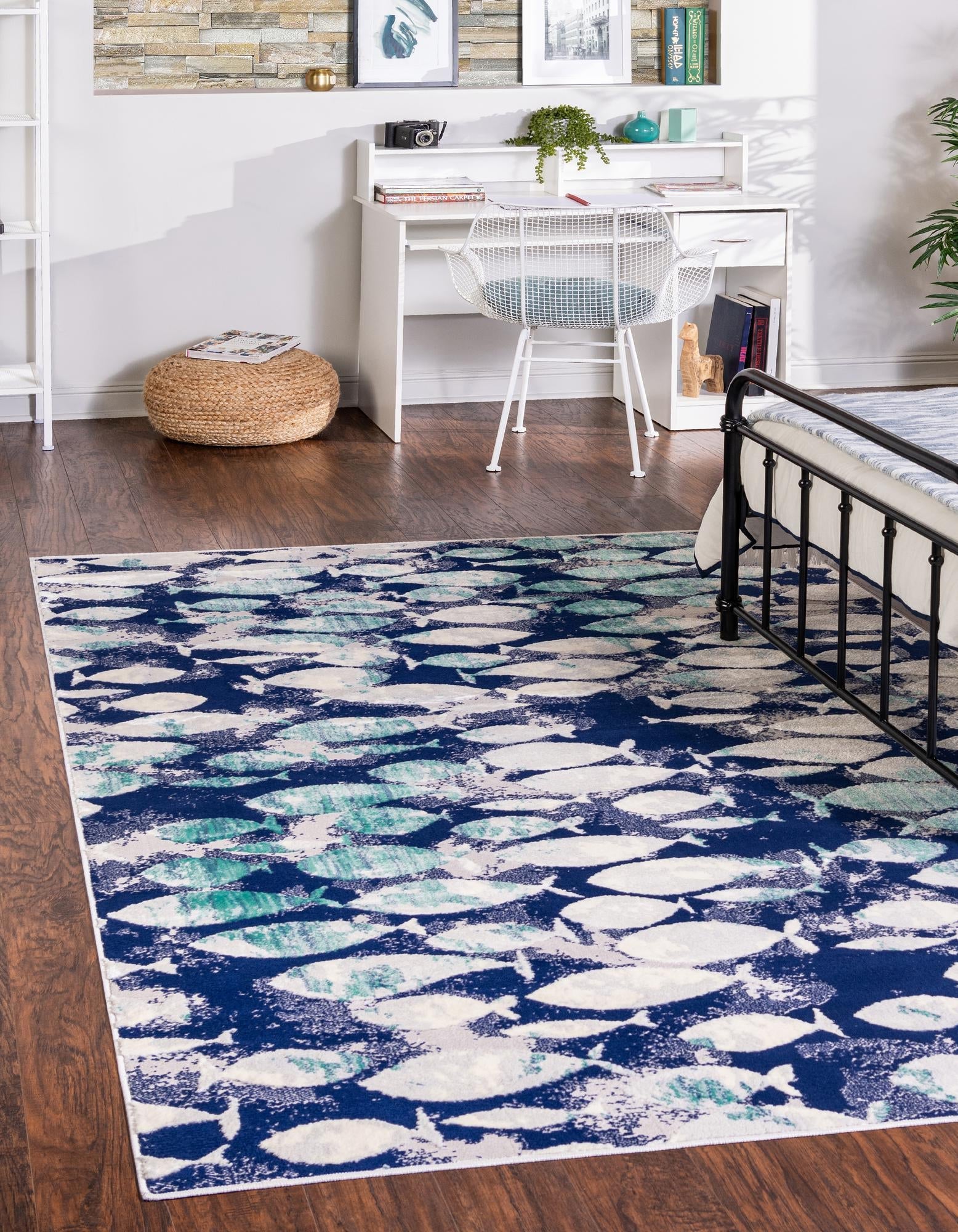 Atlantis Oasis Collection Area Rug -  Lagoon