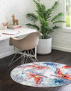 Atlantis Oasis Collection Area Rug -  Marina Round Multi  lifestyle 13