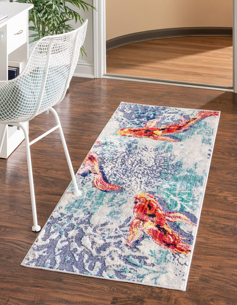 Atlantis Oasis Collection Area Rug -  Marina Runner Multi  lifestyle 12