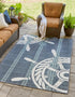 Seaside Haven Rugs Collection Area Rug - Harbor