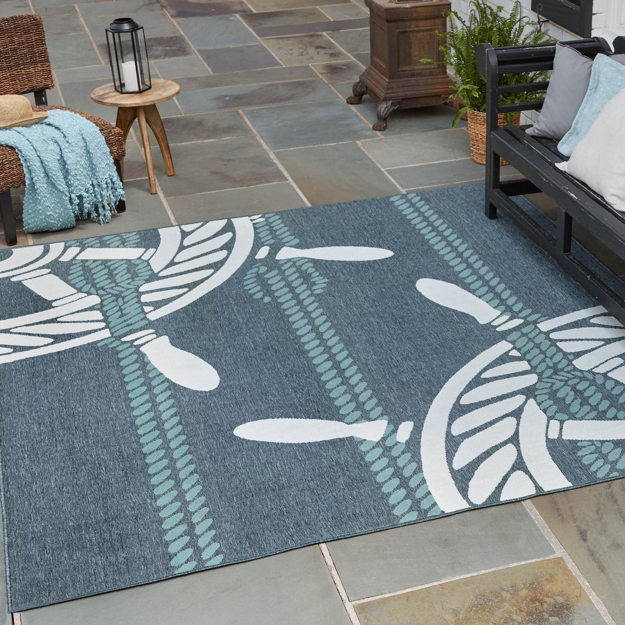 Seaside Haven Rugs Collection Area Rug - Harbor