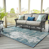 Seaside Haven Rugs Collection Area Rug -  Schooner Rectangle Blue  lifestyle 20