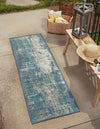 Seaside Haven Rugs Collection Area Rug -  Schooner Runner Blue  lifestyle 23