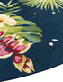 Seaside Blooms Collection Area Rug -  Leaf