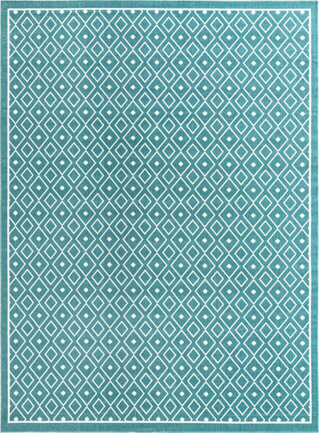 Seaside Lattice Collection Area Rug - Brighton