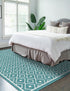 Seaside Lattice Collection Area Rug - Brighton