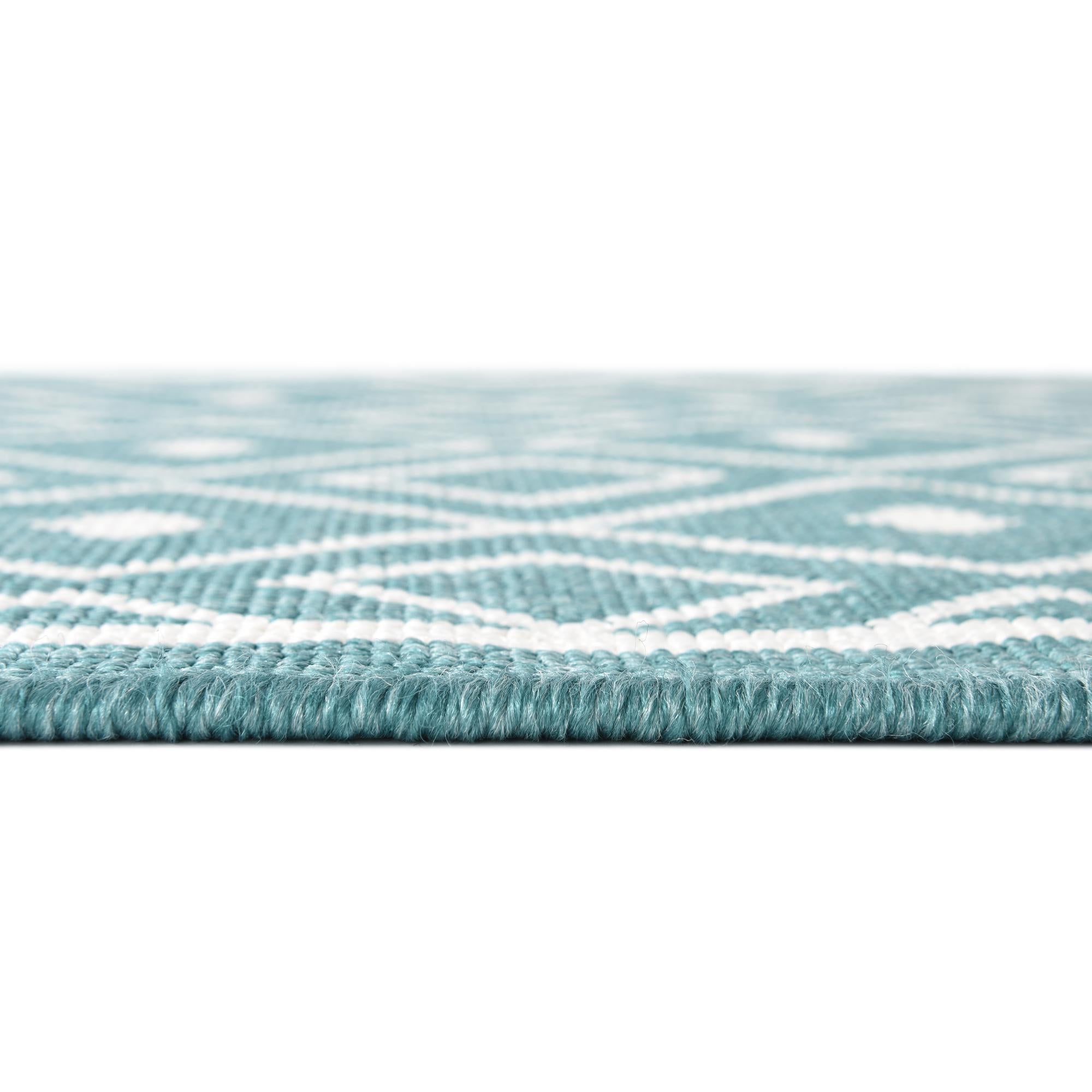 Seaside Lattice Collection Area Rug - Brighton