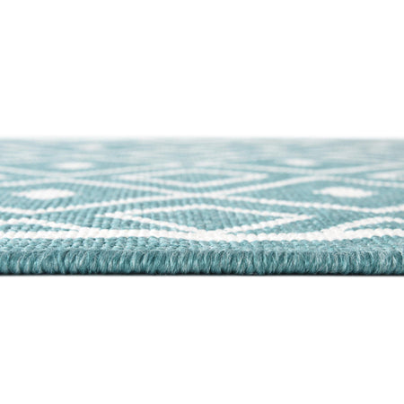 Seaside Lattice Collection Area Rug - Brighton