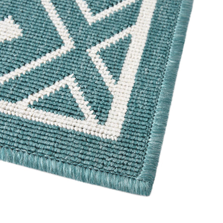 Seaside Lattice Collection Area Rug - Brighton