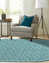 Seaside Lattice Collection Area Rug - Brighton