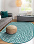 Seaside Lattice Collection Area Rug - Brighton