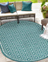 Seaside Lattice Collection Area Rug - Brighton