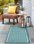 Seaside Lattice Collection Area Rug - Brighton