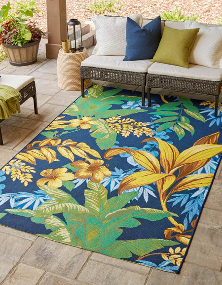 Seaside Blooms Collection Area Rug -  Grove