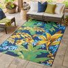 Garden Terrace Escape Collection Area Rug -  Grove Rectangle Multi  lifestyle 14