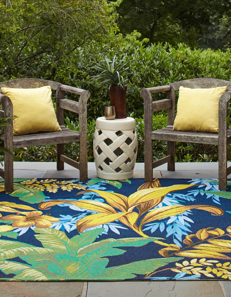 Garden Terrace Escape Collection Area Rug -  Grove Square Multi  lifestyle 26