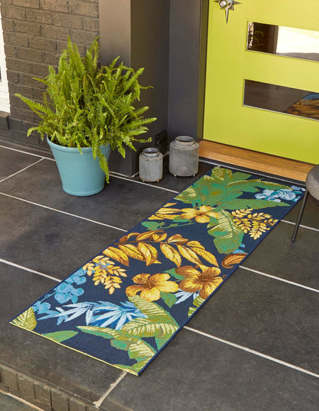 Seaside Blooms Collection Area Rug -  Grove