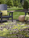 Garden Terrace Escape Collection Area Rug -  Lotus Round Green  lifestyle 27