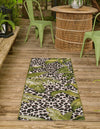 Garden Terrace Escape Collection Area Rug -  Lotus Runner Green  lifestyle 28