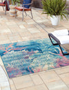 Seaside Haven Rugs Collection Area Rug - Marina Square Multi  lifestyle 14