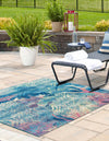 Seaside Haven Rugs Collection Area Rug - Marina Square Multi  lifestyle 17