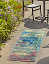 Seaside Haven Rugs Collection Area Rug - Marina Runner Multi  lifestyle 16