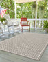 Seaside Lattice Collection Area Rug - Brighton