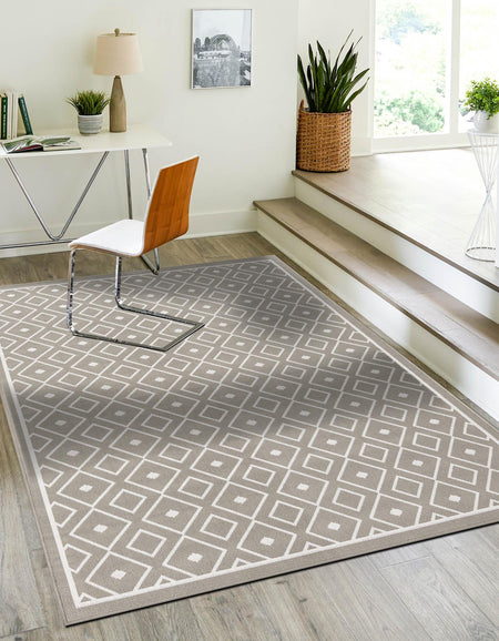 Seaside Lattice Collection Area Rug - Brighton