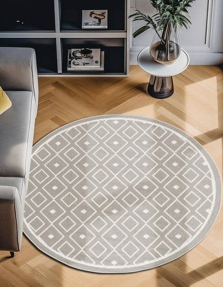 Seaside Lattice Collection Area Rug - Brighton