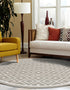 Seaside Lattice Collection Area Rug - Brighton