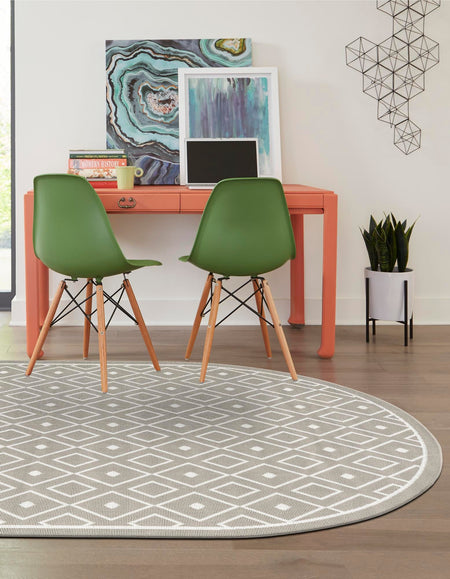 Seaside Lattice Collection Area Rug - Brighton